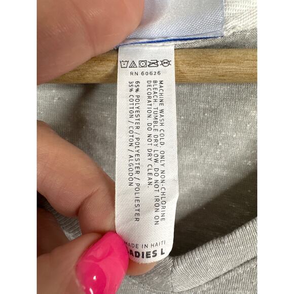 Boeing Womens Large We Can Do It Rosie Riveter Short Sleeve Graphic T-Shirt Gray - Picture 10 of 10